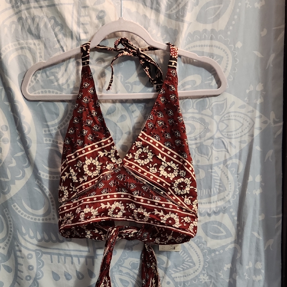 Women's Red Crop Top